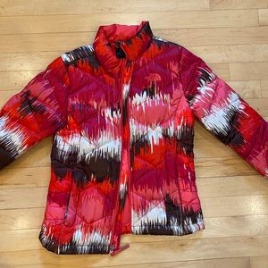 Girls pink Northface winter jacket!